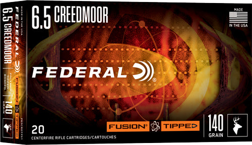 Federal Fusion Tipped 6 5mm Creedmoor 140 Gr PolyTip
