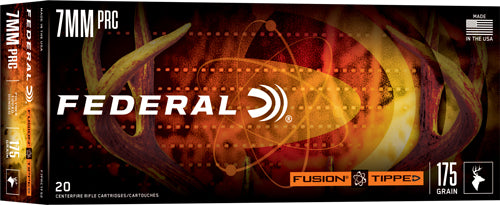 Federal 7mm PRC Rifle Ammo Fusion Tipped Polymer Tip PolyTip 175 grain 