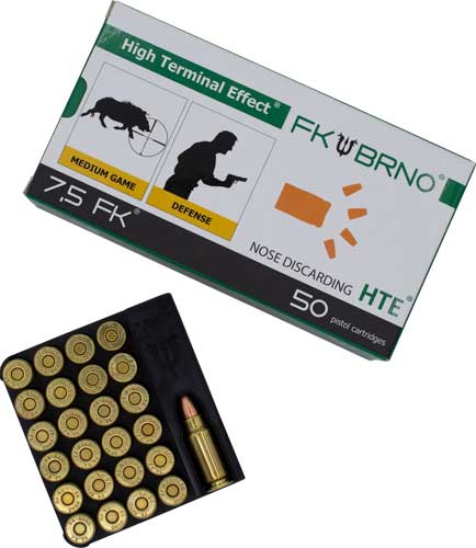 FK Brno 7.5 FK FKAMMOF550 F5 Copper Hollow Point 95 Grain