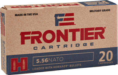 Frontier Cartridge 5.56x45mm NATO FR200 Lake City Military Grade FM193 Full Metal Jacket FMJ 55 Grain