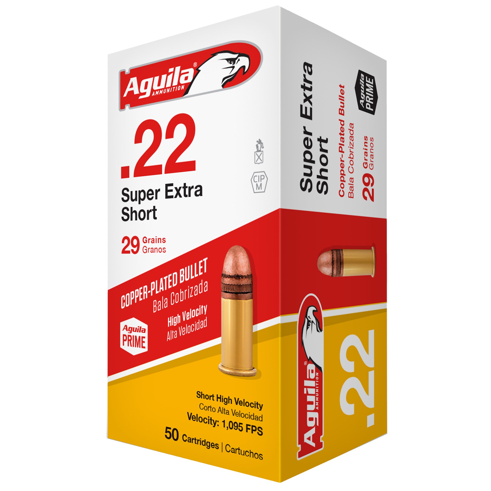 Aguila .22 Short 1B220110 Short Calibre High Velocity Soft Point 29 Grain