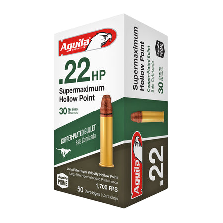 Aguila .22 Long Rifle 1B220297 Supermaximum Hollow Point LEAD HOLLOW POINT 30 Grain