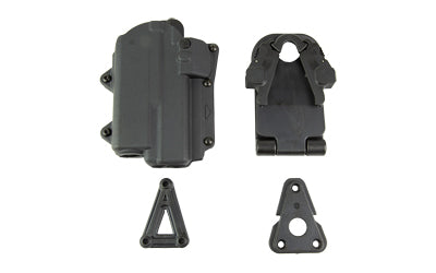 Rapid Force Level 2 Retention Duty Holster, GLOCK 17/22/47 w/ TLR-7/Sig Foxtrot 1, Right Hand, Black