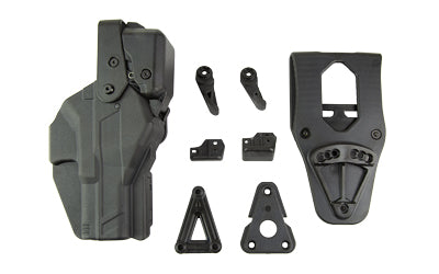 Rapid Force Level 3 Retention Duty Holster, Fits GLOCK 19/19X/45/22/17, RH, Black