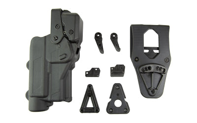 Rapid Force Level 3 Retention Duty Holster, Fits GLOCK 19 with X300/TLR-1, RH, Black