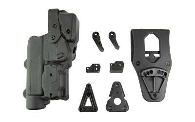Rapid Force Level 3 Retention Duty Holster, GLOCK 19 w/ X300/TLR-1 and Axon Sensor, RH, Black