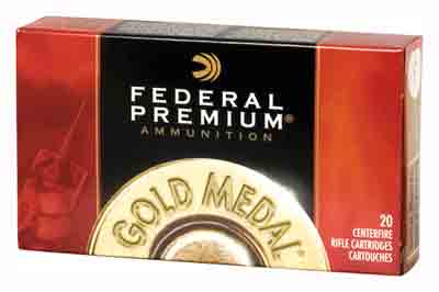 Federal .338 Lapua Magnum GM338LM Premium Gold Medal Sierra MatchKing Boat Tail Hollow Point BTHP 250 Grain
