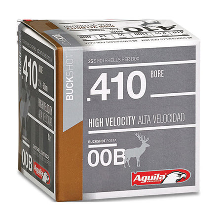 Aguila .410 Bore 1C4100BA Buckshot High Velocity 2.5" 1/2oz 00 Buck Shot