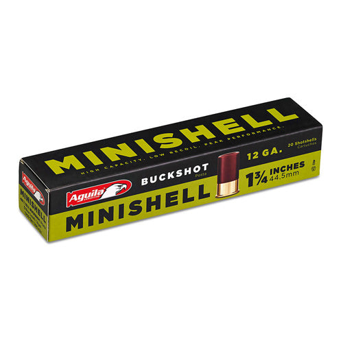 Aguila 12 Gauge 1CHB1288 Minishell Buckshot 1.75" 5/8oz Buckshot