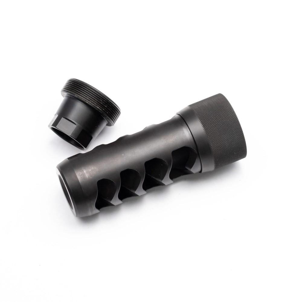 Area 419 Sidewinder Magnum Muzzle Brake Self Timing .357 Caliber Black Nitride 5/8-24