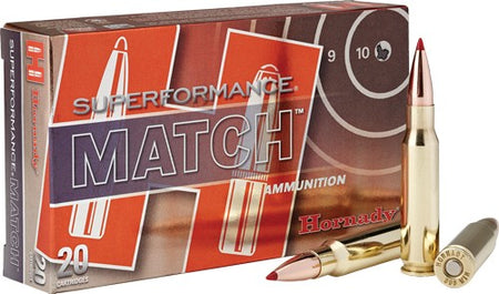 Hornady .308 Win / 7.62x51mm 80963 Superformance Match ELD Match Extremely Low Drag-Match 168 Grain