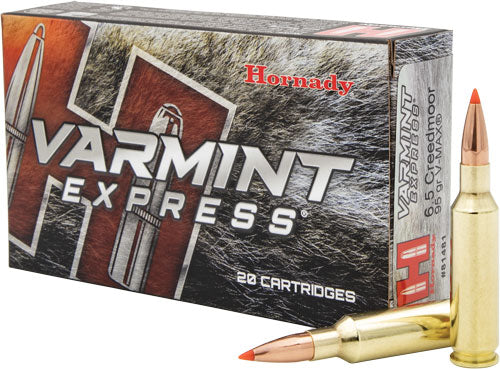 Hornady 6.5mm Creedmoor 81481 Varmint Express Hornady V-Max 95 Grain