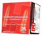Hornady .17 Hornet 83005 Superformance Varmint Hornady V-Max 20 Grain