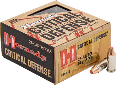 Hornady .25 ACP 90014 Critical Defense Hornady Flex Tip eXpanding 35 Grain