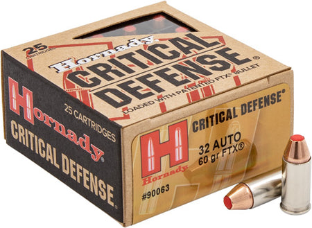 Hornady .32 ACP 90063 Critical Defense Hornady Flex Tip eXpanding 60 Grain