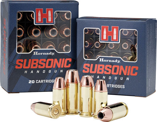 Hornady 9mm Luger/Parabellum 90287 Subsonic Hornady XTP Subsonic 147 Grain