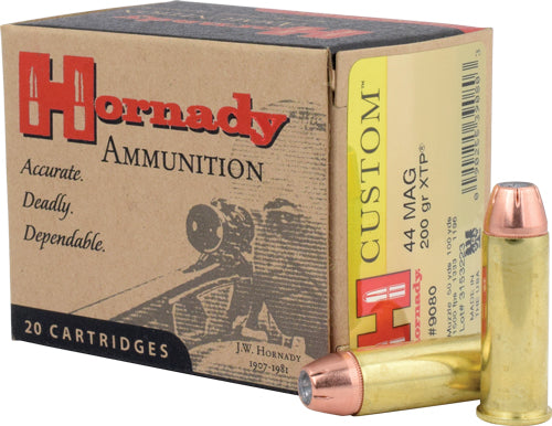 Hornady .44 Magnum 9080 Custom Personal Defense Hornady XTP Hollow Point HP 200 Grain