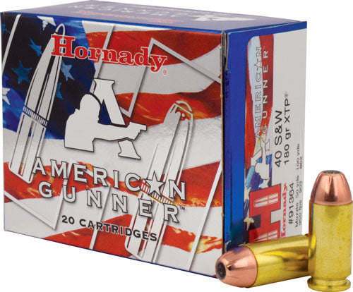 Hornady .40 S&W 91364 American Gunner Personal Defense Hornady XTP Hollow Point HP 180 Grain