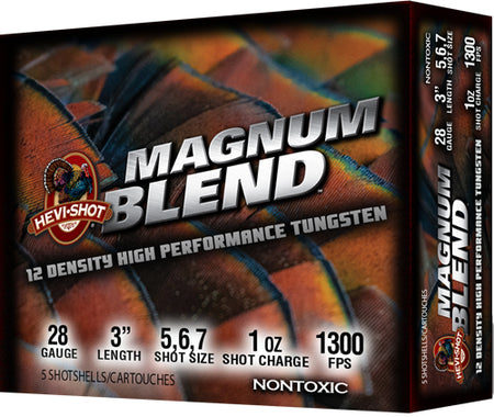 HEVI-Shot 28 Gauge HS28567 HEVI-18 TSS Turkey 3" 1-1/4oz 5/6/7 Shot