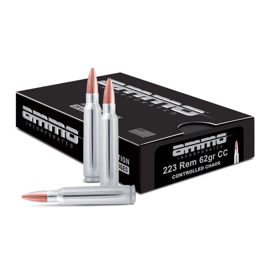 Ammo Inc .223 Remington Rifle Ammo Signature Lehigh Controlled Chaos CSHP 60 grain 
