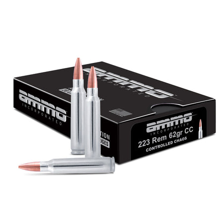 Ammo Inc .223 Remington Rifle Ammo Signature Lehigh Controlled Chaos CSHP 60 grain 