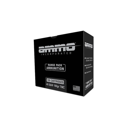Ammo Inc .40 S&W Handgun Ammo Signature Total Metal Case TMC 180 grain 