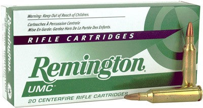 Remington .22-250 Remington 23813 UMC Jacketed Hollow Point JHP 50 Grain