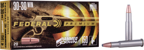 Federal .30-30 Winchester LG30301 Premium Hammer Down Bonded Soft Point 150 Grain