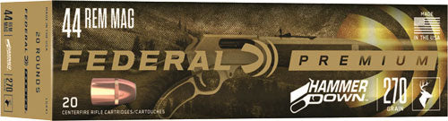Federal .44 Magnum LG441 Premium Hammer Down Bonded Soft Point 270 Grain