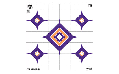 Allen Company EZ Aim Fun Paper Targets, 12"x12", 9 Pack, 3 Each Assorted Design 15641