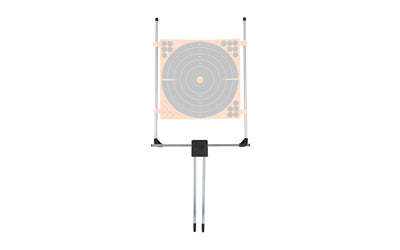 Allen Company 19.5" Hub Stake Adjustable Target Stand, Fits 24x24 Targets, Black