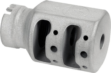 Midwest Industries Alpha Tank Brake M14x1LH Matte Silver Finish
