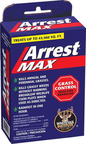 Whitetail Institute Arrest Max Grass Herbicide 1pt Covers 1 Acre Food Plot