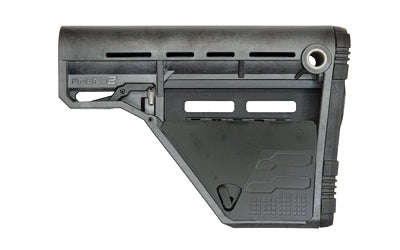Amend2 AMS Lower Storage Stock, AR-15 MilSpec Buffer Tube, M-LOK Compatible, Carbon Gray