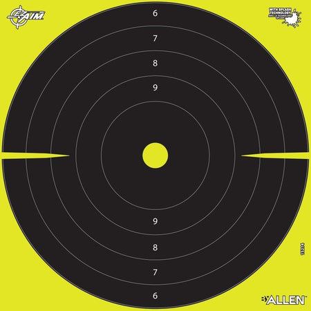 Allen EZ Aim Splash Reactive Target 12.5" Bullseye 30-Sheet Pad