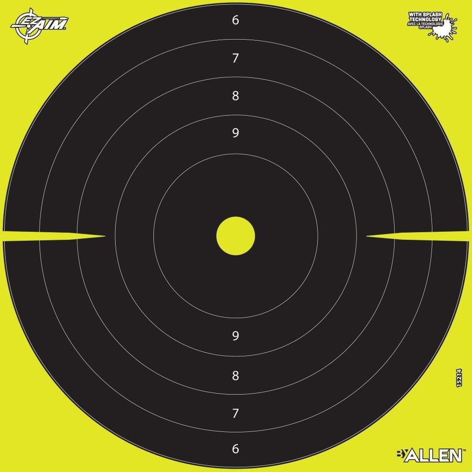 Allen EZ Aim Splash Reactive Target 12.5" Bullseye 30-Sheet Pad