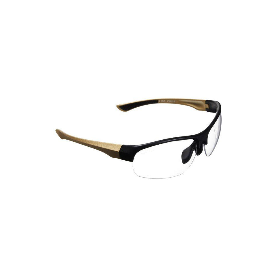 Girls With Guns Devotee Safety Shooting Glasses Anti-Scratch Anti-Fog UV Clear Lens Gold/Brown