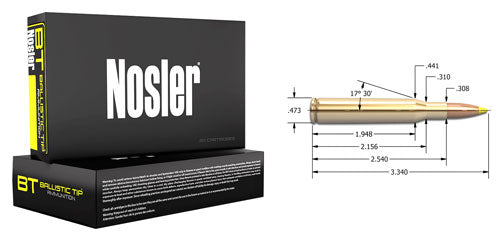Nosler .270 Winchester 40055 Ballistic Tip Hunting Spitzer Ballistic Tip 140 Grain