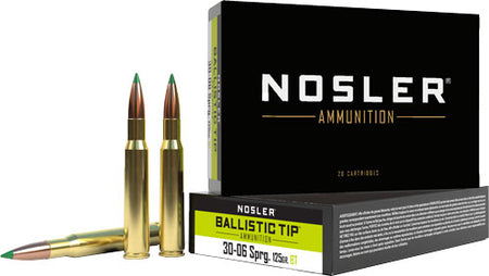 Nosler .30-06 Springfield N40068 Ballistic Tip Hunting Spitzer Ballistic Tip 125 Grain