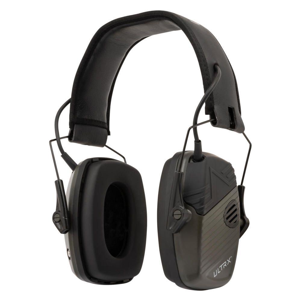Allen ULTRX Stereo Electronic Hearing Protection Earmuffs 24dB Olive