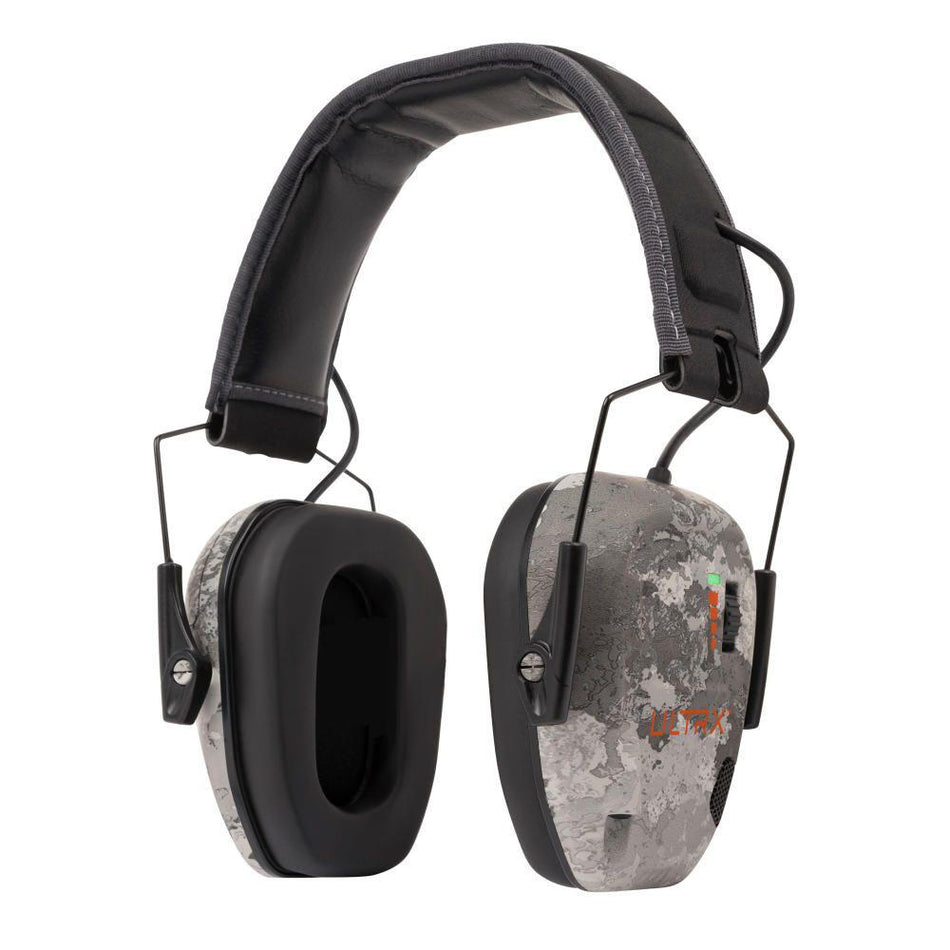 Allen ULTRX Bionic Electronic Hearing Protection Earmuffs 22dB Veil Tac Grey Camo