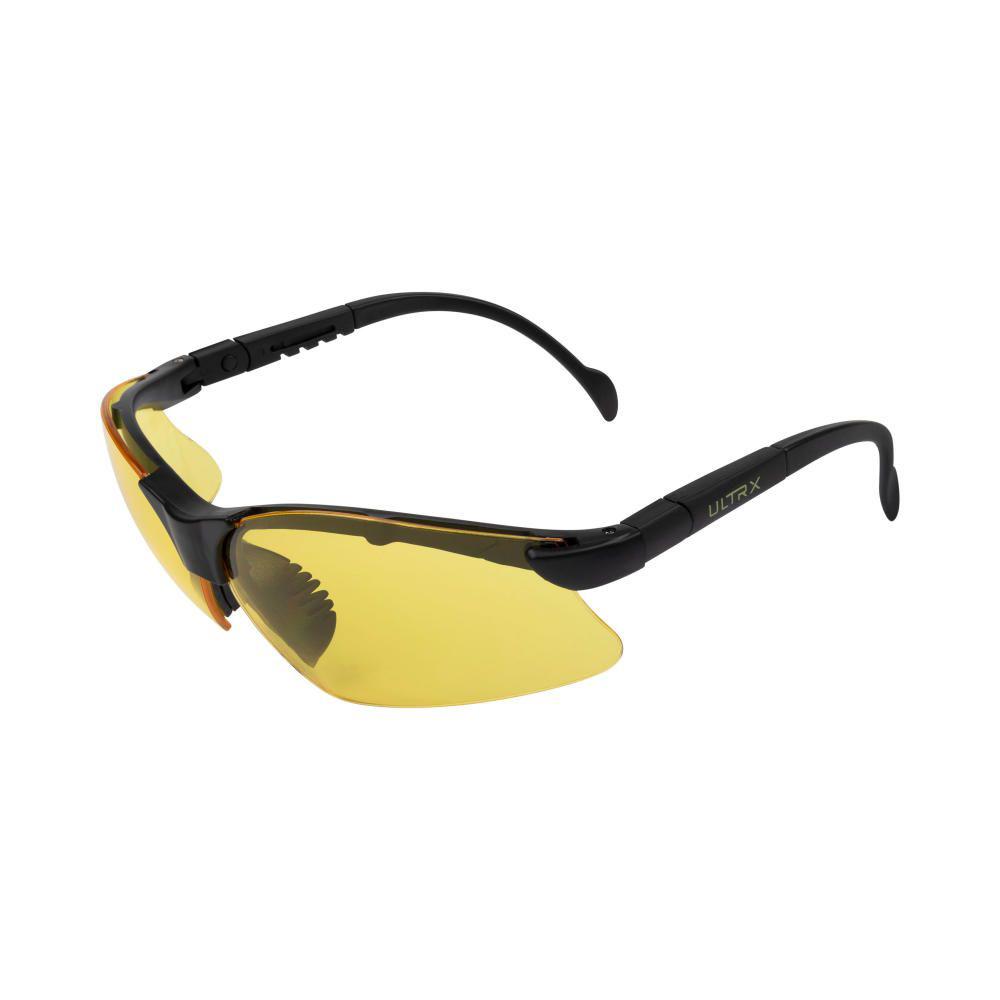 Allen ULTRX Verse Shooting Safety Glasses Yellow Lenses with Black Frame