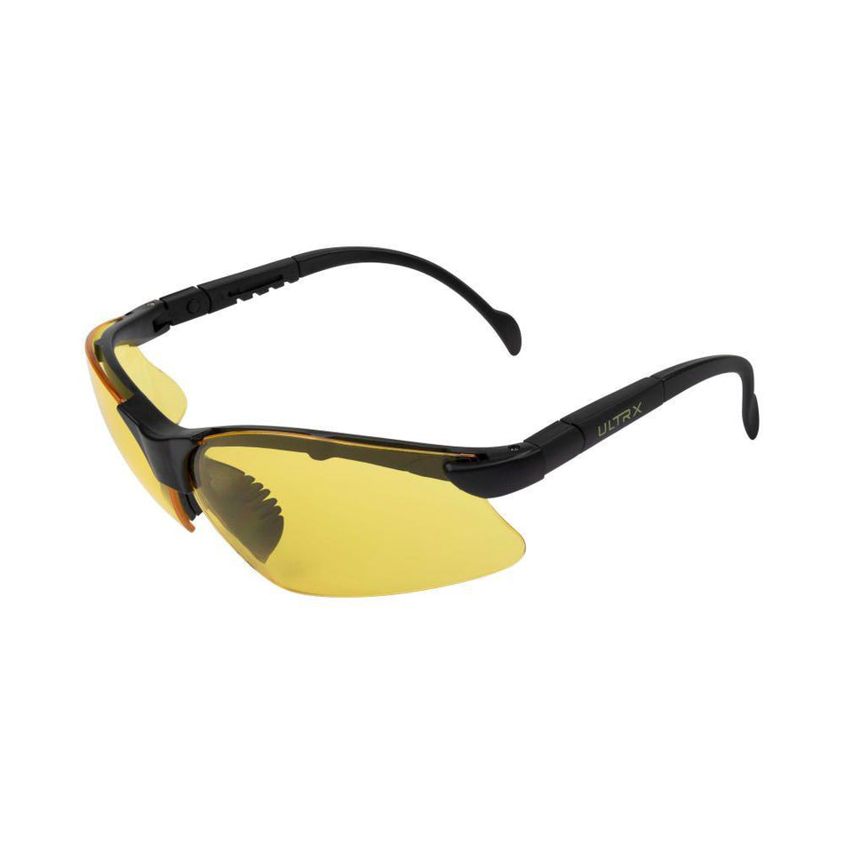 Allen ULTRX Verse Shooting Safety Glasses Yellow Lenses with Black Frame