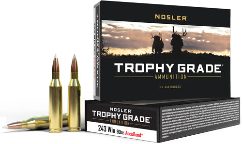 Nosler .243 Winchester 48263 Trophy Grade Nosler AccuBond 90 Grain