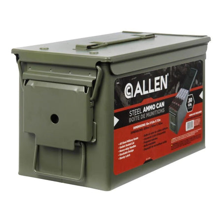 Allen Company Steel Ammo Box .50 Caliber OD Green