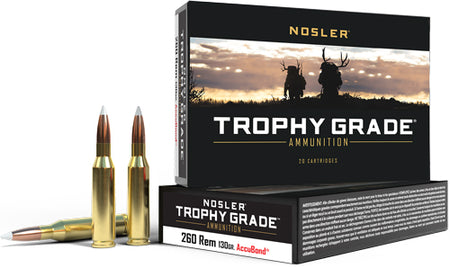 Nosler .260 Remington 60024 Trophy Grade Nosler AccuBond 130 Grain