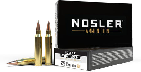 Nosler .223 Remington 60130 Match Grade RDF Hollow Point Boat Tail 70 Grain