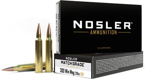 Nosler .300 Winchester Mag 60158 Match Grade RDF Hollow Point Boat Tail 210 Grain