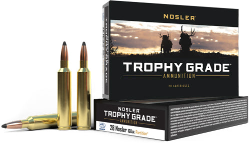 Nosler .28 Nosler 61010 Trophy Grade  160 Grain