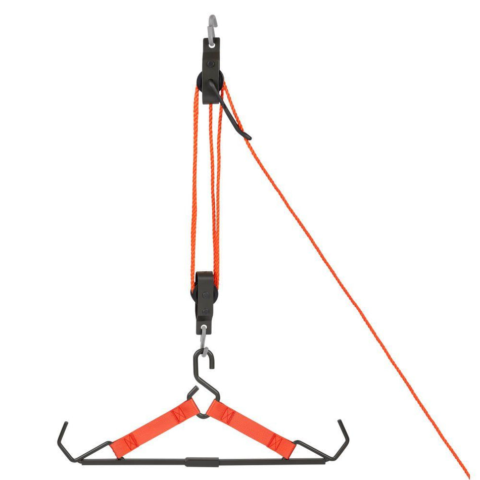 Allen Heavy-Duty Pack-Away Gambrel with Pulley Hoist Orange